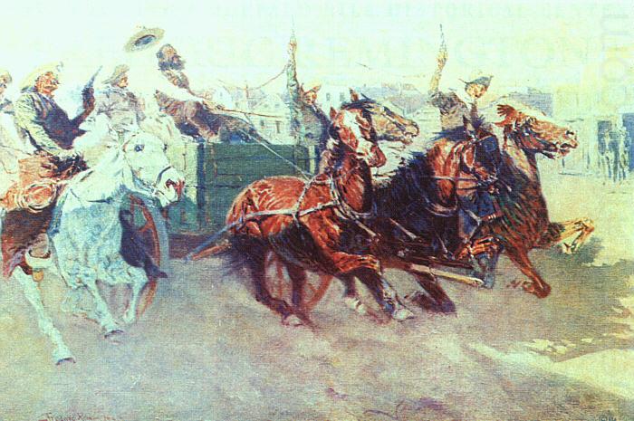 Frederick Remington Bringing Home the New Cook china oil painting image